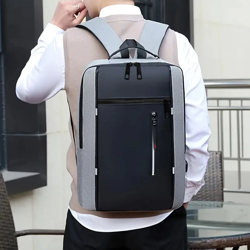 Mochila Unissex de Estilo Neutro para Uso Escolar, Profissional e Viagem com Design Versátil
